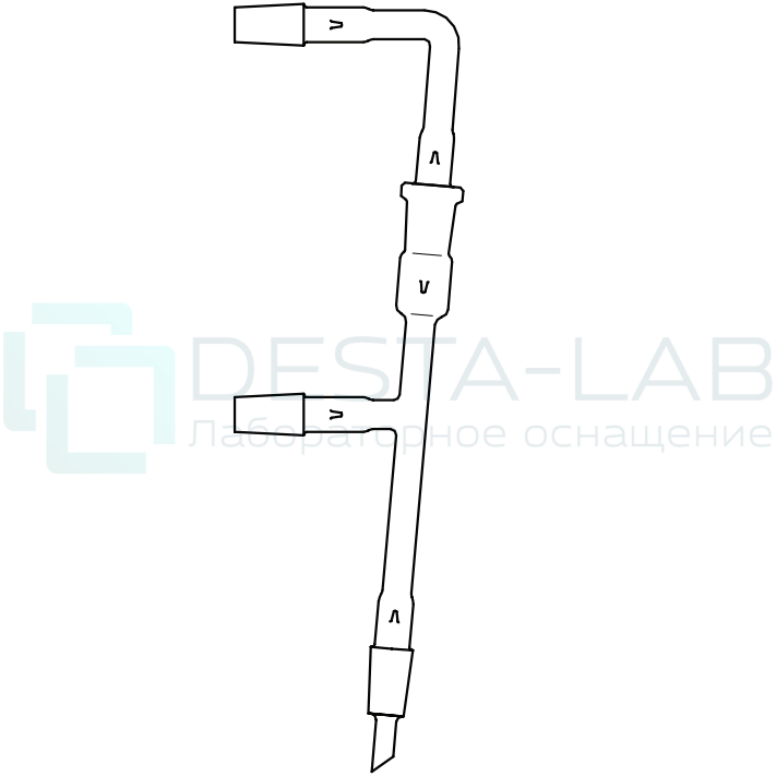 Насадка на 2 испарителя ГОСТ 10306-75 эскиз 5-551