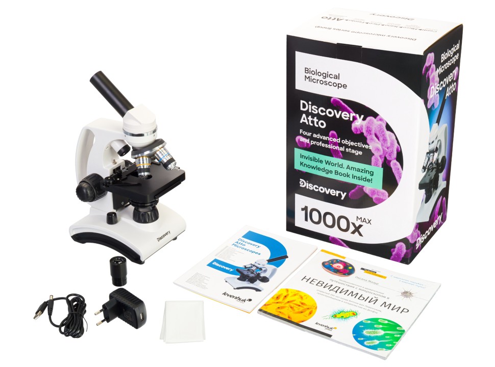Микроскоп Discovery Atto Polar с книгой