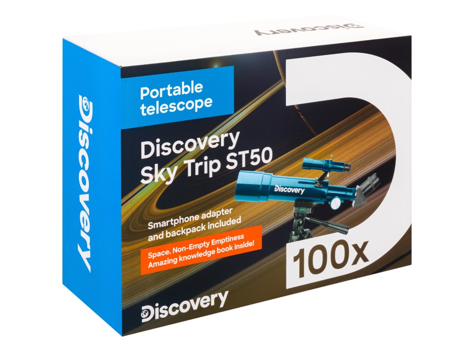 Телескоп Discovery Sky Trip ST50 с книгой