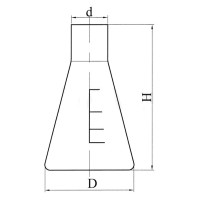 Колба КН-2-500-50 ТС со шкалой