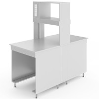 Физический островной стол со столешницей из ЛДСП НВ-800 ОЛ