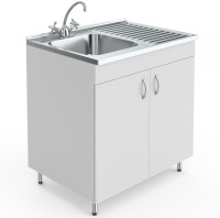 Стол-мойка НВ-800 МО-Б без сушилки (800×600×850)