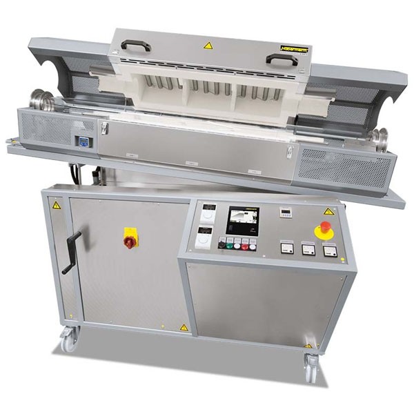 Трубчатая печь вращающаяся Nabertherm RSRC 120-750/13/B500, для непрерывной обработки, 1300°С