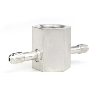 Проточная камера М20x1.5 со штуцерами М8x1