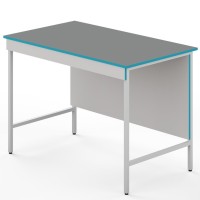 Открытый стол для работы стоя со столешницей из химстойкого пластика СЛВ НВК 1200 ПЛАСТ