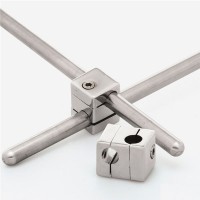 Зажим для каркасов ISOLAB, диаметр раскрытия 12 мм, хромированная сталь