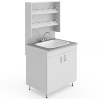 Стол-мойка НВ-800 МОП с сушилкой (800×600×1650)