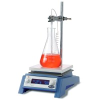 Магнитная мешалка Stuart CD162 с подогревом, стеклокерамическая платформа 160 х 160 мм, цифровое управление