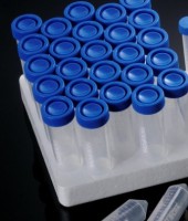 Пробирки 50 мл, тип Фалькон, ПП, конические, резьбовые, крышка с заглушкой, стерильные, 25 шт/штатив, 20 штатив/кор, Biologix, Китай