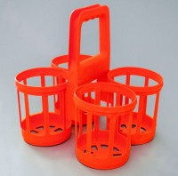 Корзина для транспортировки бутылок, на 4 места, п/п, Италия