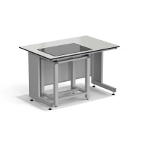 Стол весовой с приставкой ЭКРОС 1200х800х750 мм, весовой стол слева, раб. поверхность - LABGRADE