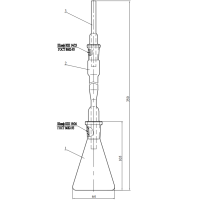 Прибор для определения мышьяка в лекарственных препаратах, ​эскиз 1-197