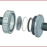 Разборный проточный фильтр Bohlender для фильтров Ø 25 мм, GL 14, PTFE, PPS