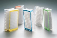 Планшет глубоколуночный, 96/500, PCR clean, желтая рамка, 40 шт., Eppendorf