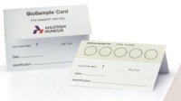 Карта BioSample, цельная кровь, хранение 2 месяца, до 70 мкл, 5 мест, 100 шт/уп, Ahlstrom (Munktell)
