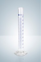 Цилиндр мерный Hirschmann 250 : 2,0 мл класс B, синяя градуировка