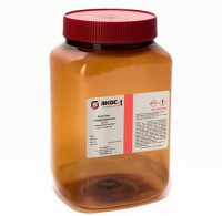 Калия гидроксид химически чистый (ХЧ), банка пластик 1 кг.