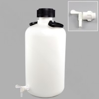Бутыль с краном 50 л., ПЭВП, с завинч. крышкой, с ручкой, LAMAPLAST