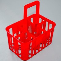 Корзина для транспортировки бутылок, на 6 мест, п/п, Италия