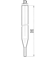 Колонка хроматографическая, эскиз 2-160