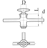 Кран К3Х-1-40-2,5 ГОСТ 7995-80