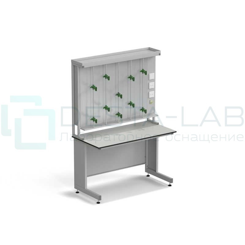 Стол титровальный ЭКРОС 1200х600х750/1735 мм, раб. поверхность - LABGRADE