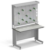 Стол титровальный ЭКРОС 1200х600х750/1735 мм, раб. поверхность - LABGRADE