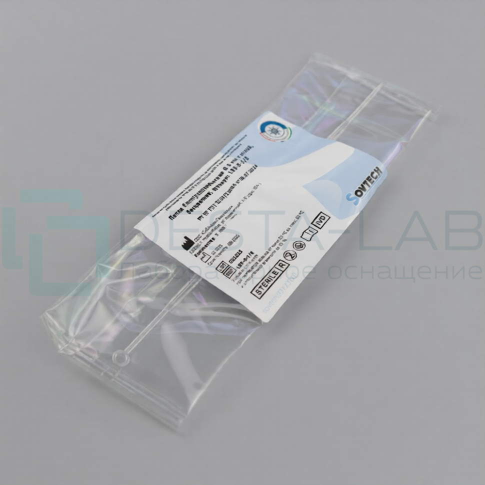 Петля бактериологическая Ø 5 мм с иглой, бесцветная, стерильная, инд. уп.