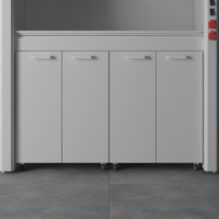 Тумба подкатная для вытяжных шкафов ЛК-900/2 ТПД-В