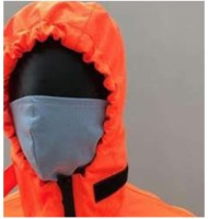 Комбинезон с капюшоном для защиты от ПБА I-IV групп, полиэфирная ткань с полиуретановым покрытием, белый, оранжевый, красный, синий, чёрный (в ассортименте), размер 52-54, Россия