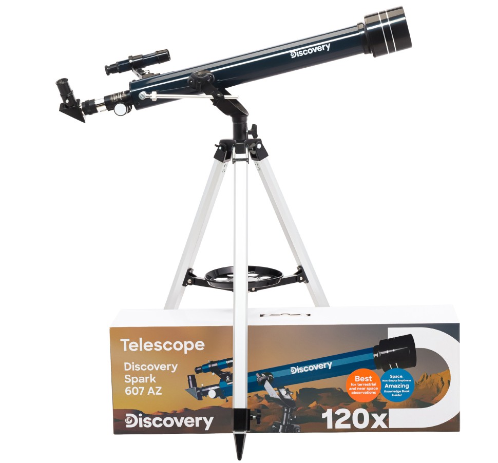 Телескоп Discovery Spark 607 AZ с книгой
