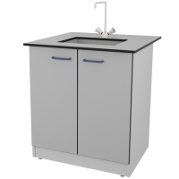 Стол-мойка ЛАБ-PRO МО 80.80.90 TV