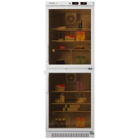 Холодильник фармацевтический двухкамерный ХФД-280 (ТС) ПОЗиС (140/140 л) с тонированными стеклянными дверями