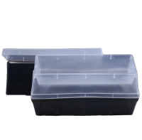 Ванночки-резервуары 60 мл, ПП, полупрозрачные, с крышкой, 5 шт./уп., 25 шт./кор., Nest, Китай (аналоги арт. Т-0100W, Sovtech; арт. T-0101W, Sovtech; арт. T-0100, Sovtech; арт. Т-0101, Sovtech)