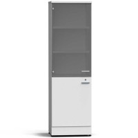 Шкаф для документов 600х500х2000 мм серый