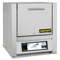 Печь со встроенными нагревателями в керамическом муфеле Nabertherm LT 9/11/SKM/B510 с подъёмной дверью, 1100°С, 9 л