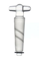 Пробка для крана химического, двойное косое отверстие, диаметр 2 мм, стекло, DWK Life Sciences (Duran, Wheaton, Kimble)