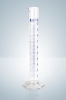 Цилиндр мерный Hirschmann 250 : 2,0 мл класс А, синяя градуировка
