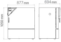 Климатическая камера постоянных условий «тепло-холод-влажность», 0...+70°С, 102 л, KBF-S 115, Binder