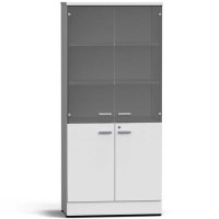 Шкаф для документов 900х500х2000 мм серый