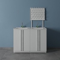 Мойка лабораторная химическая ЛК-600 СМС-ПВ (1 раковина, 1 смеситель)