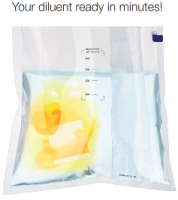 Пакеты для гомогенизации с забуференной пептонной водой, на 90 мл, фильтр боковой, d пор &lt;250 мкм, место надреза, поле для маркировки, градуировка, instaBAG BPW, стерильные, Interscience