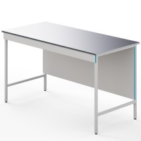 Открытый стол для работы стоя со столешницей из нержавеющей стали СЛВ НВК 1500 НЕРЖ